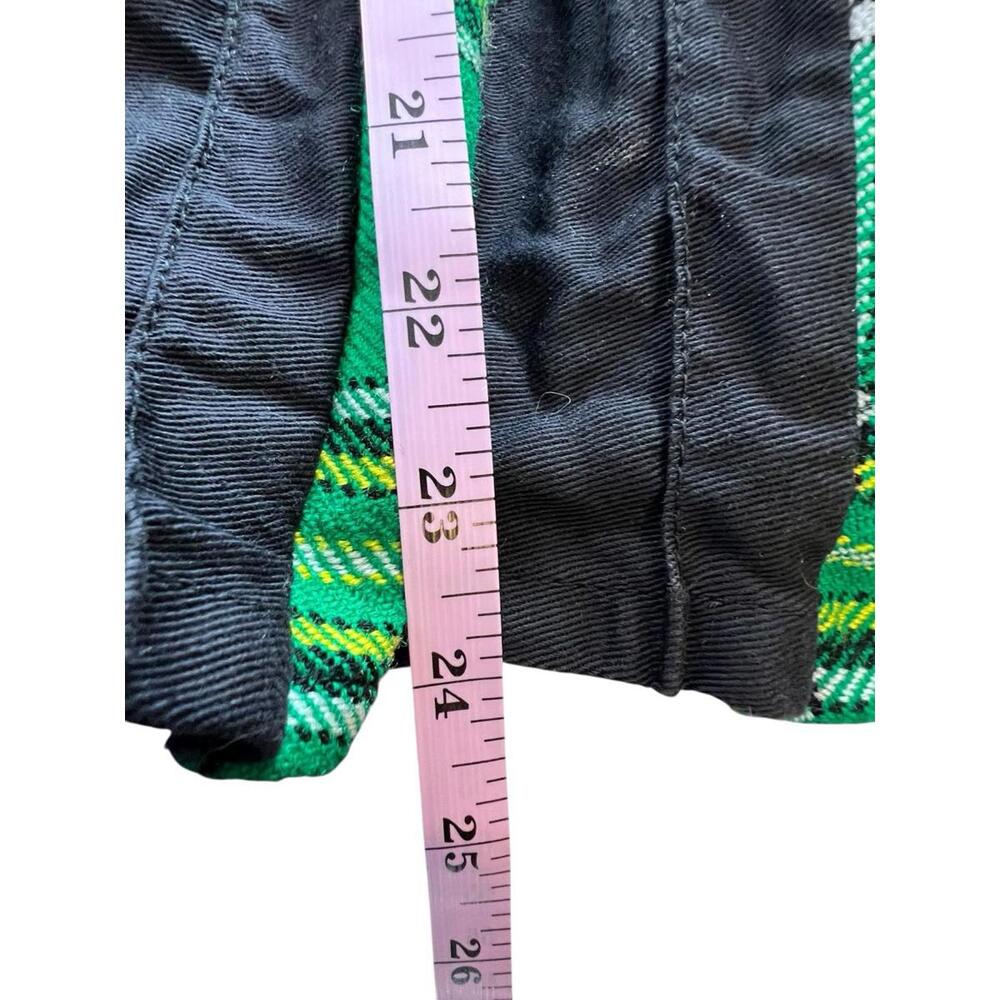 Black Utility Kilt with Green Tartan Pleats‎ Cargo Pockets Adjustable Men’s 42 - Picture 12 of 12